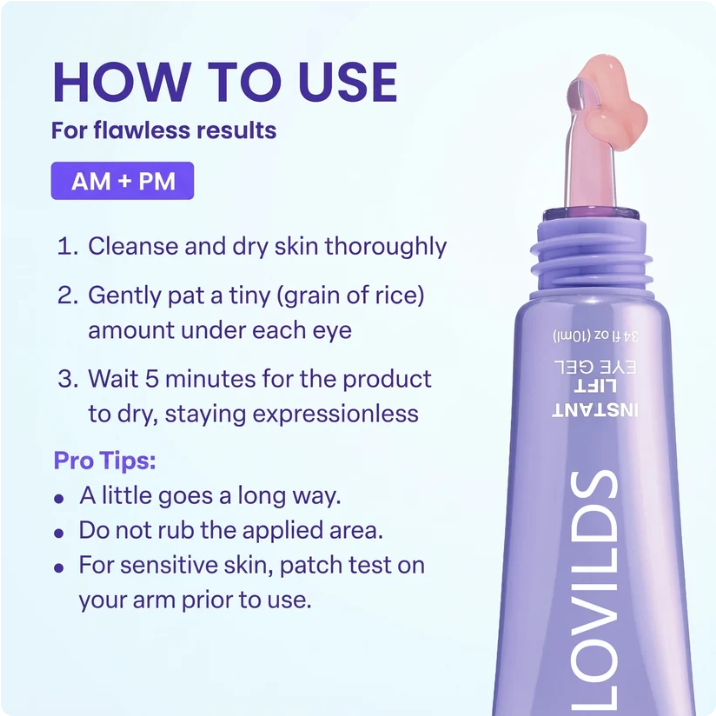 LOVILDS Instant Lift Eye Gel ✨