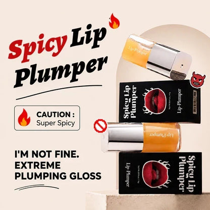 🔥LAST DAY 50% OFF💋 Spicy Lip Plumper - Fuller-Looking Lip Plumper Gloss